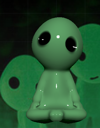 GLOWING KODAMA PRINCESS MONONOKE LUMINOUS TREE ELVES. (6 POSES)
