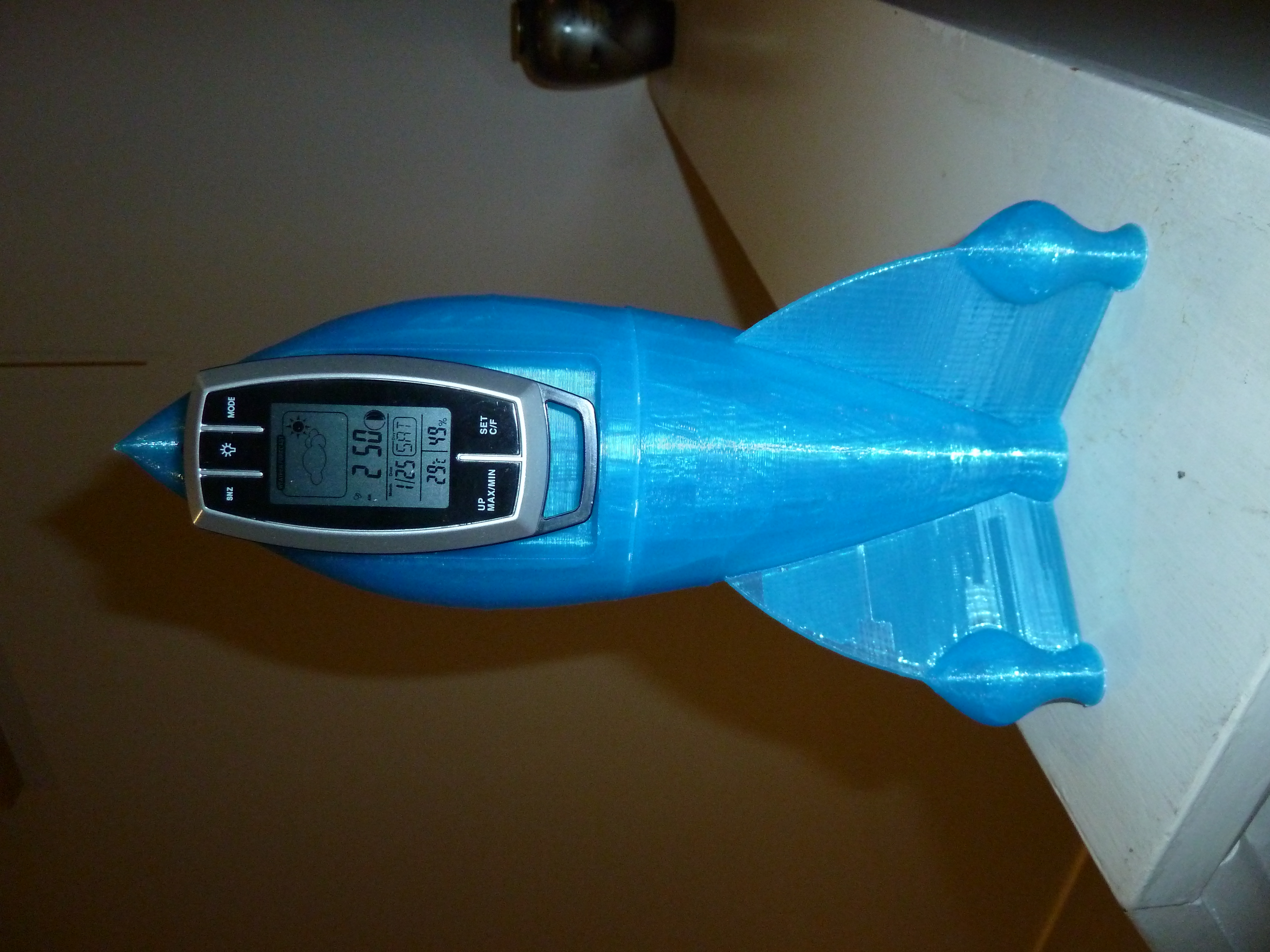 Rocket Verns Style Weather Forcast Clock