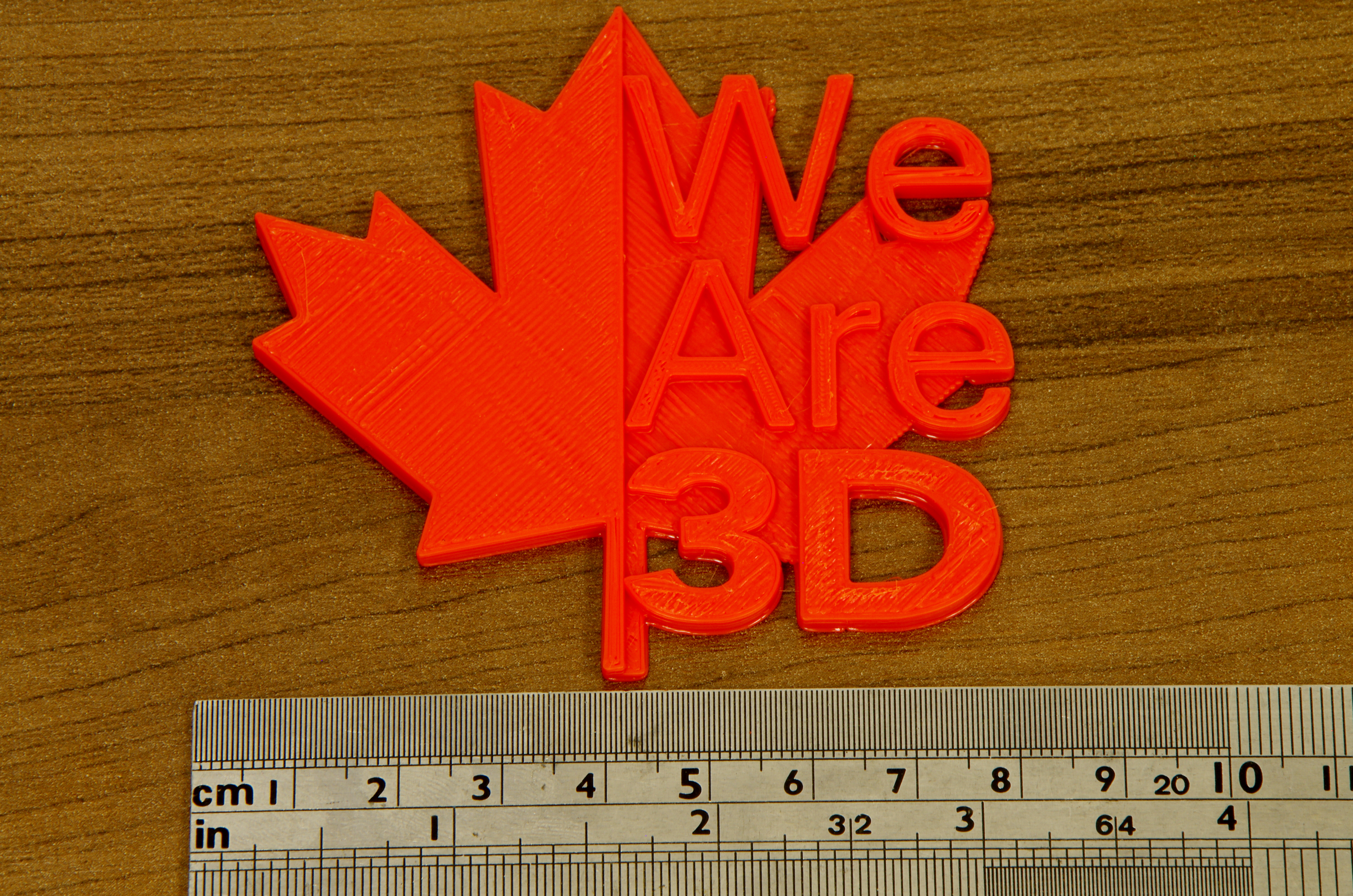 We Are 3D - Maple Leaf Logo