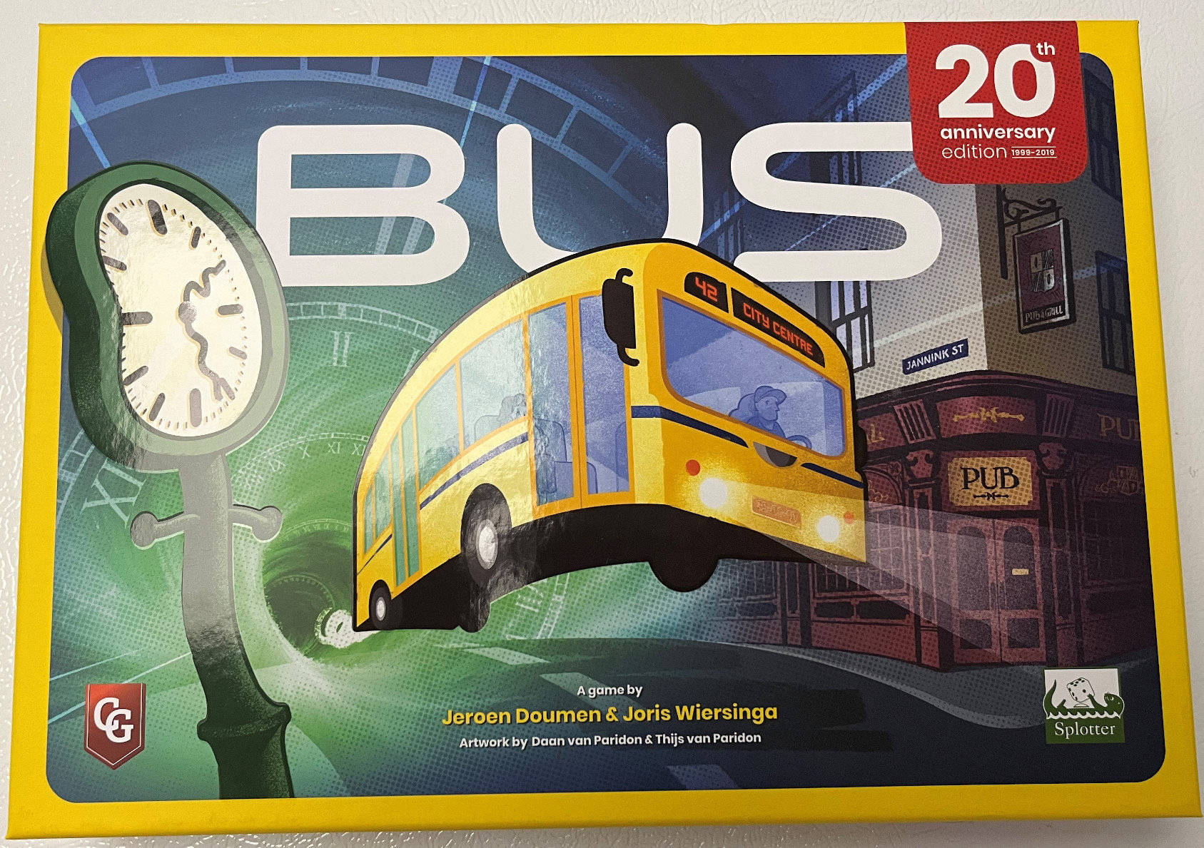 Bus board game Insert 20th Anniversary