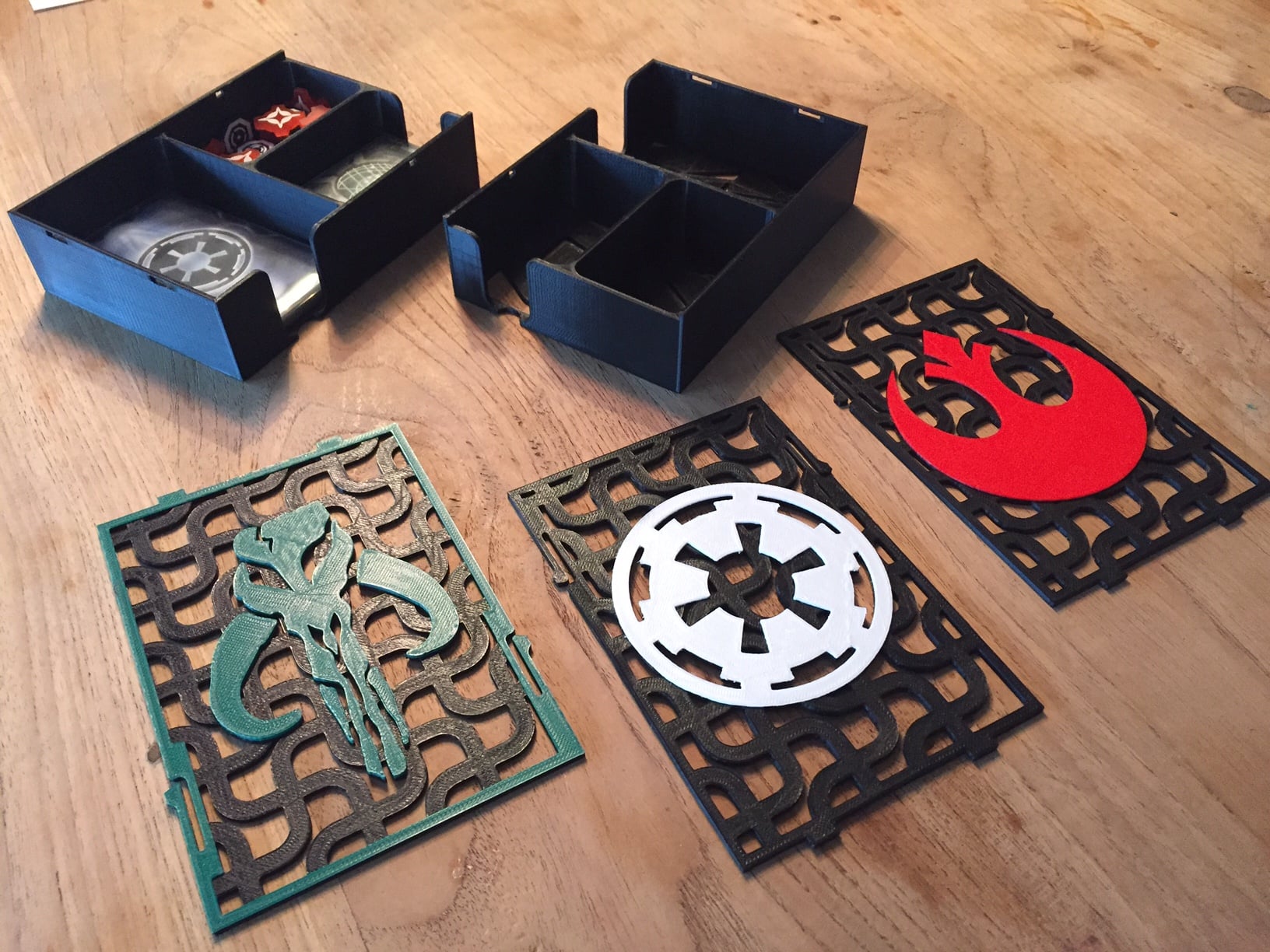 Star Wars - Imperial Assault - X-wing - Armada - card boxes - VERSION 2
