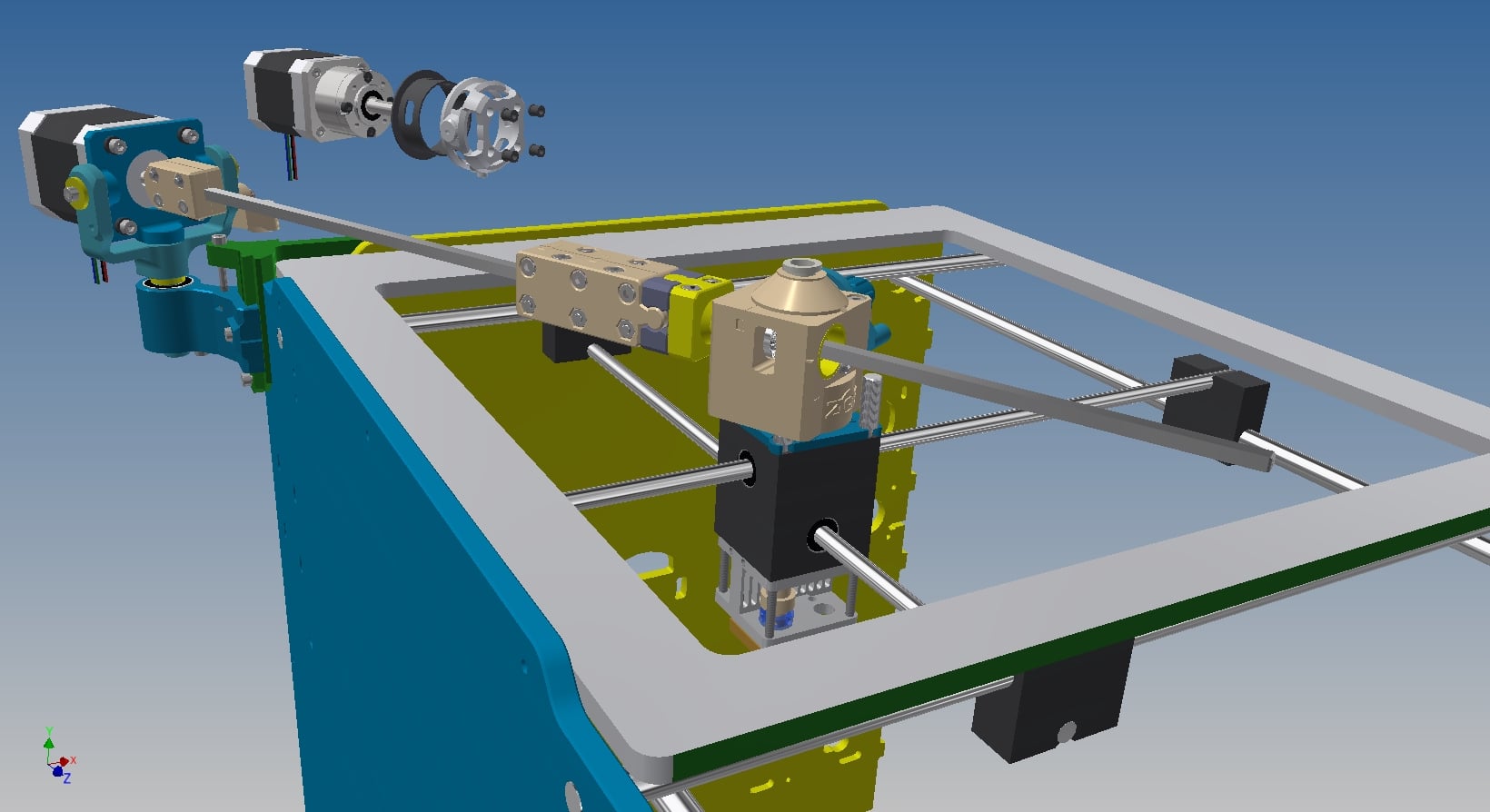 Zero Gravity Extruder Direct Drive by Gudo & Neotko