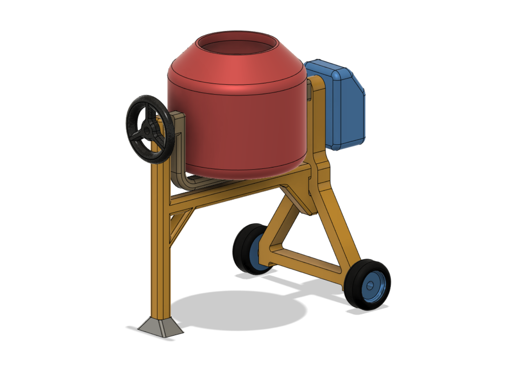 Scale Cement Mixer