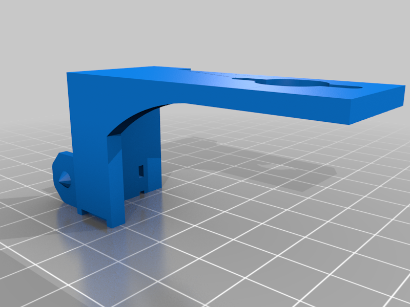 Cable chain mount for extruder