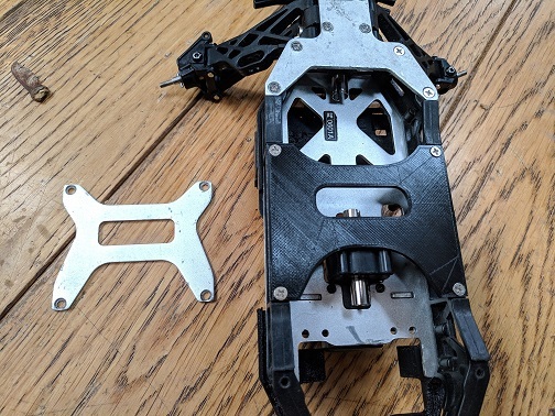 Losi Mini LST Lower Chassis Plate - Middle