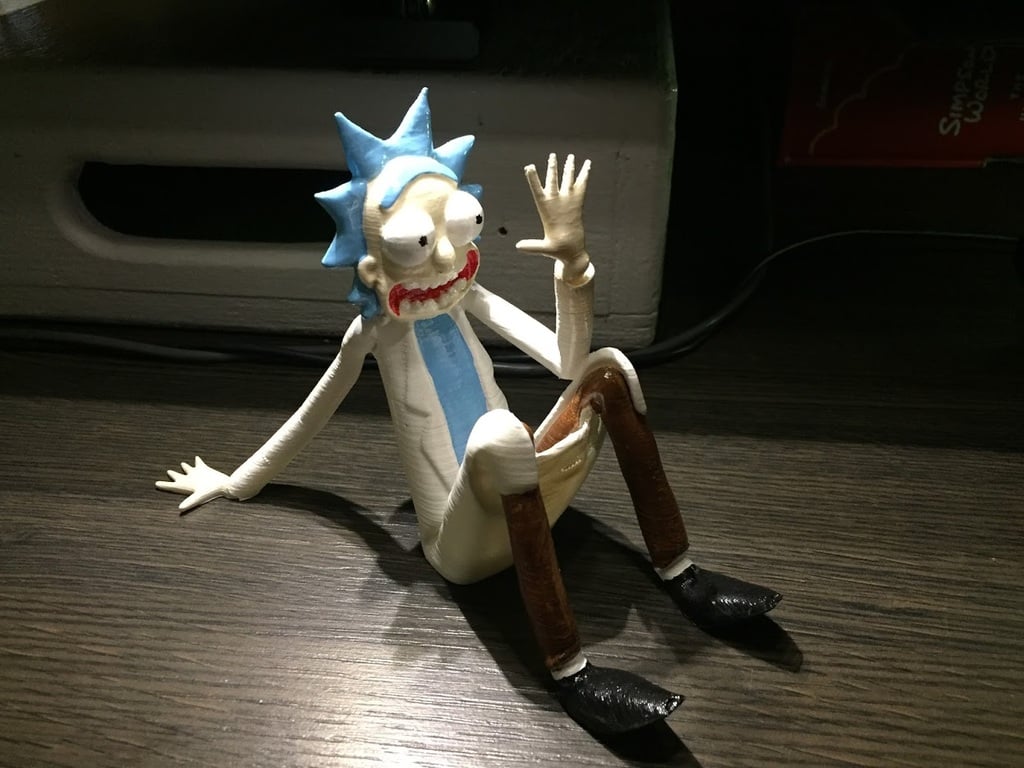 Rick and Morty phone stand