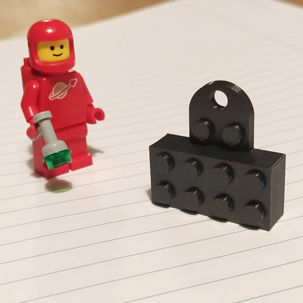 Magnet for refrigerator compatible with LEGO