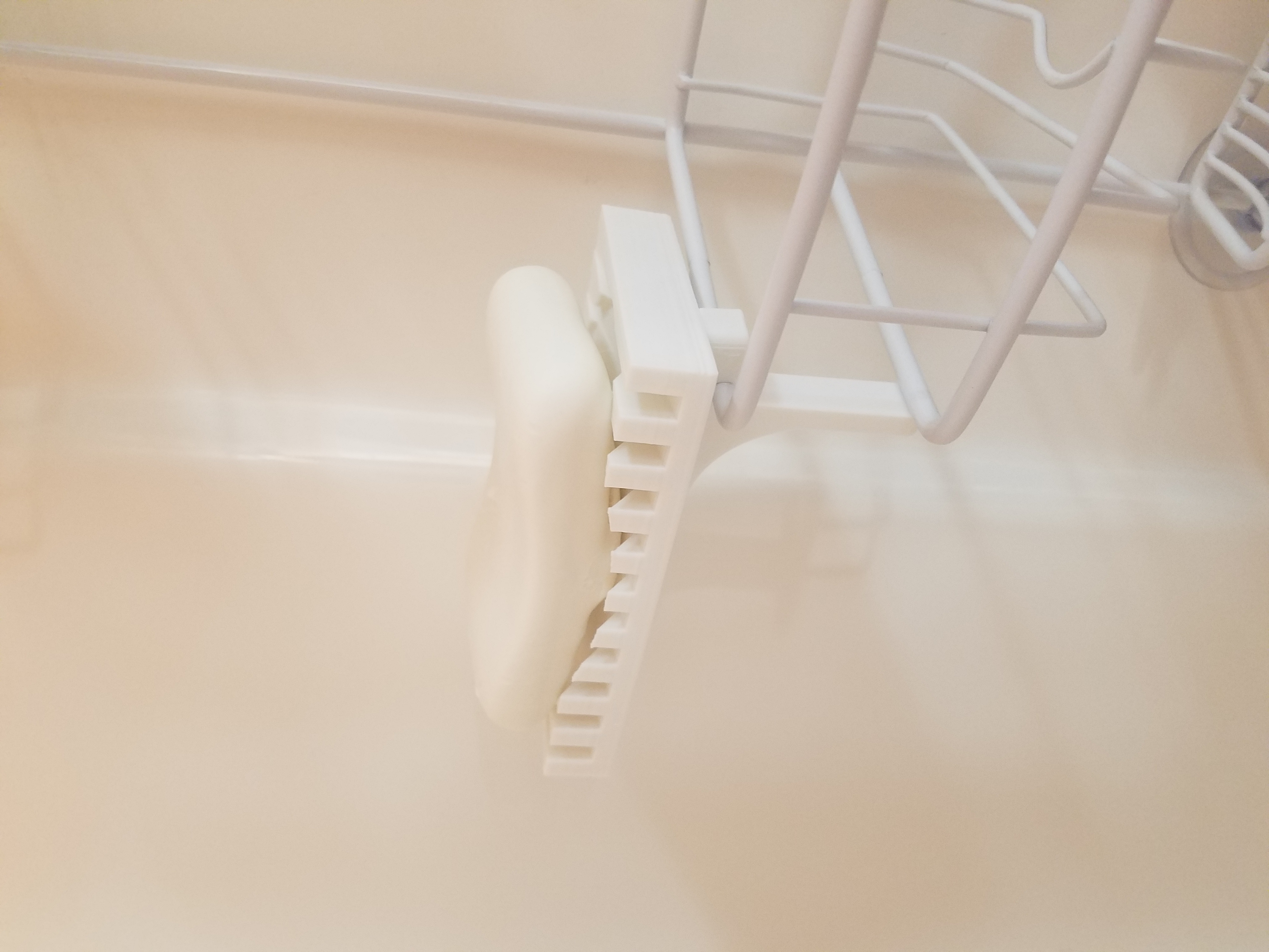 Soap Dish Shower Caddy Attachment