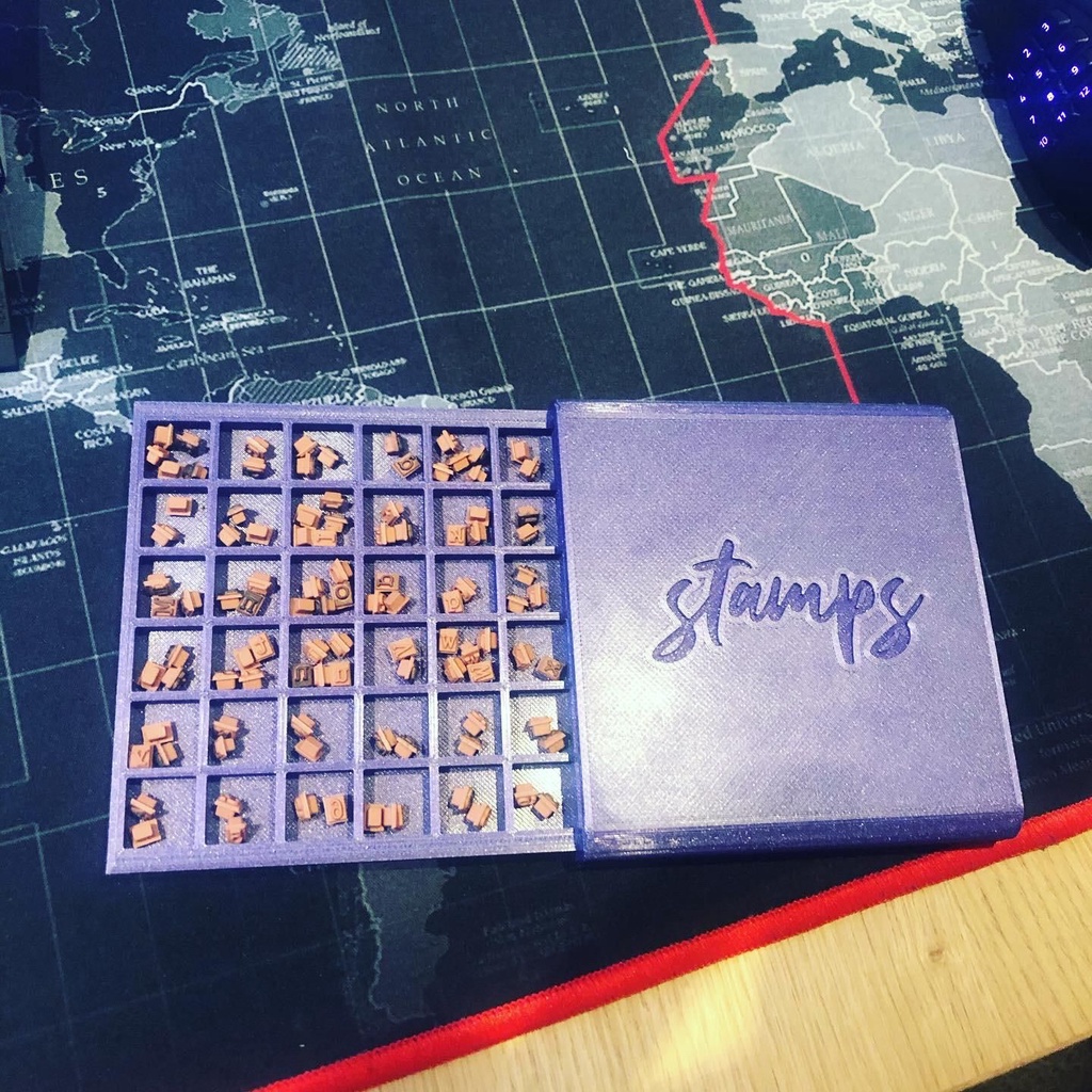 36 Slot Stamp Organizer and Holder