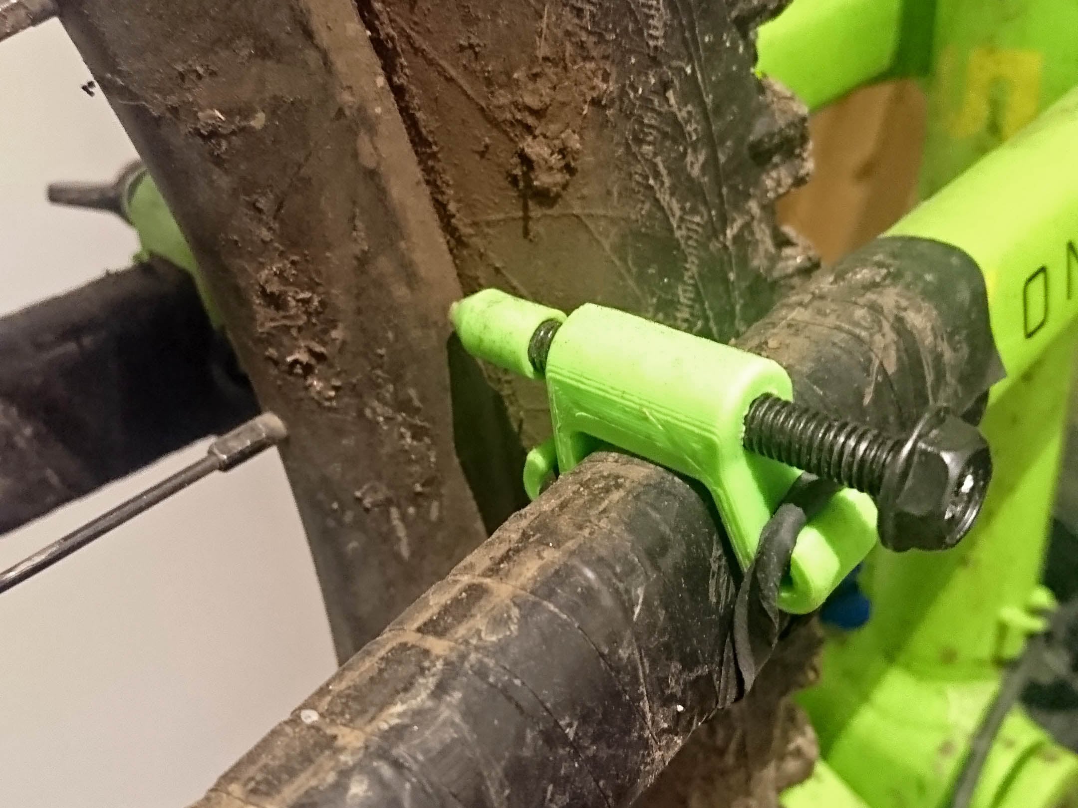 Wheel truing frame adapter