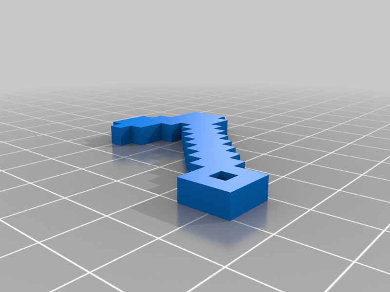 Minecraft tools (keychains)