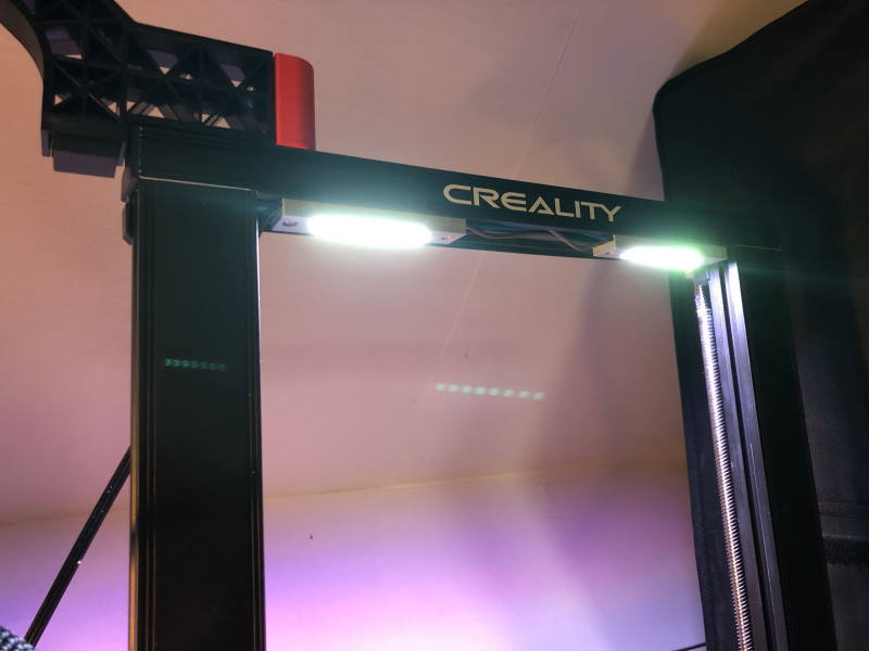 8-LED neopixel strip mount for 2020 extrusion (CR-6 SE)