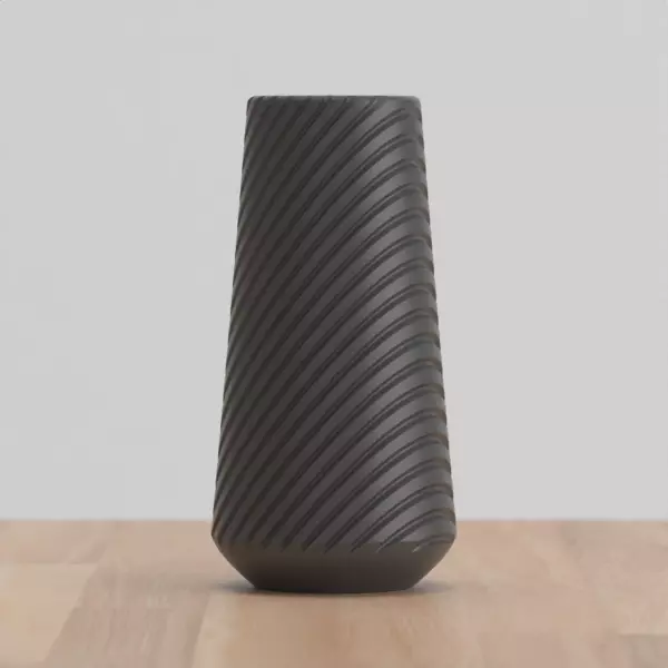 Tall Wavy Vase