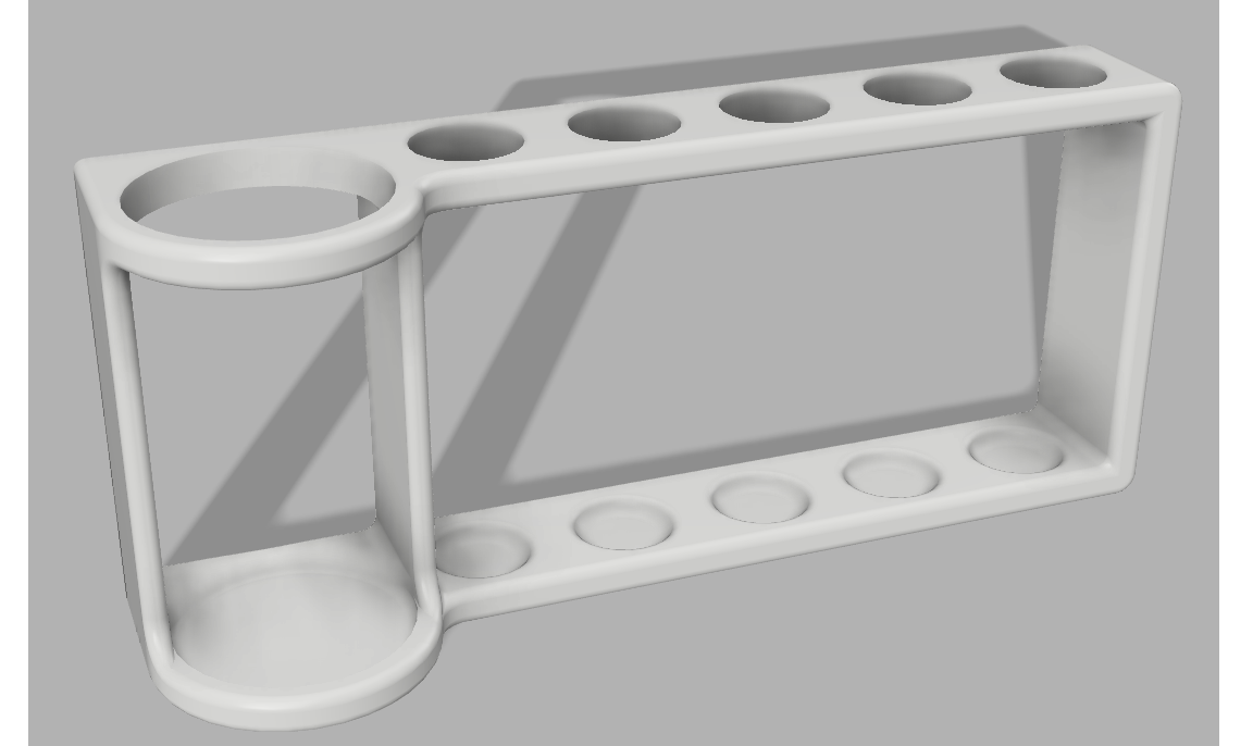 Toothbrush and toothpaste holders for 5,4,3,2