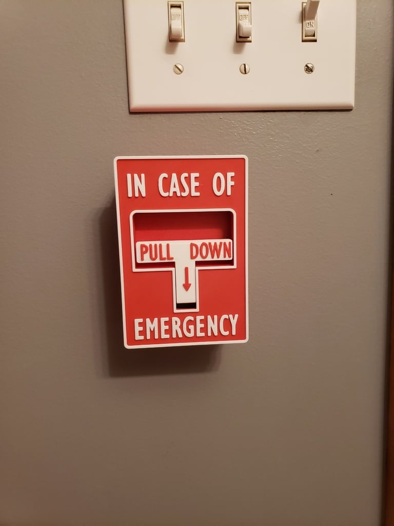 In Case Of Emergency Lockable Box