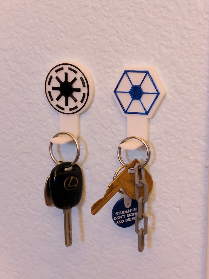 Star Wars Republic and Separatist Key Holders