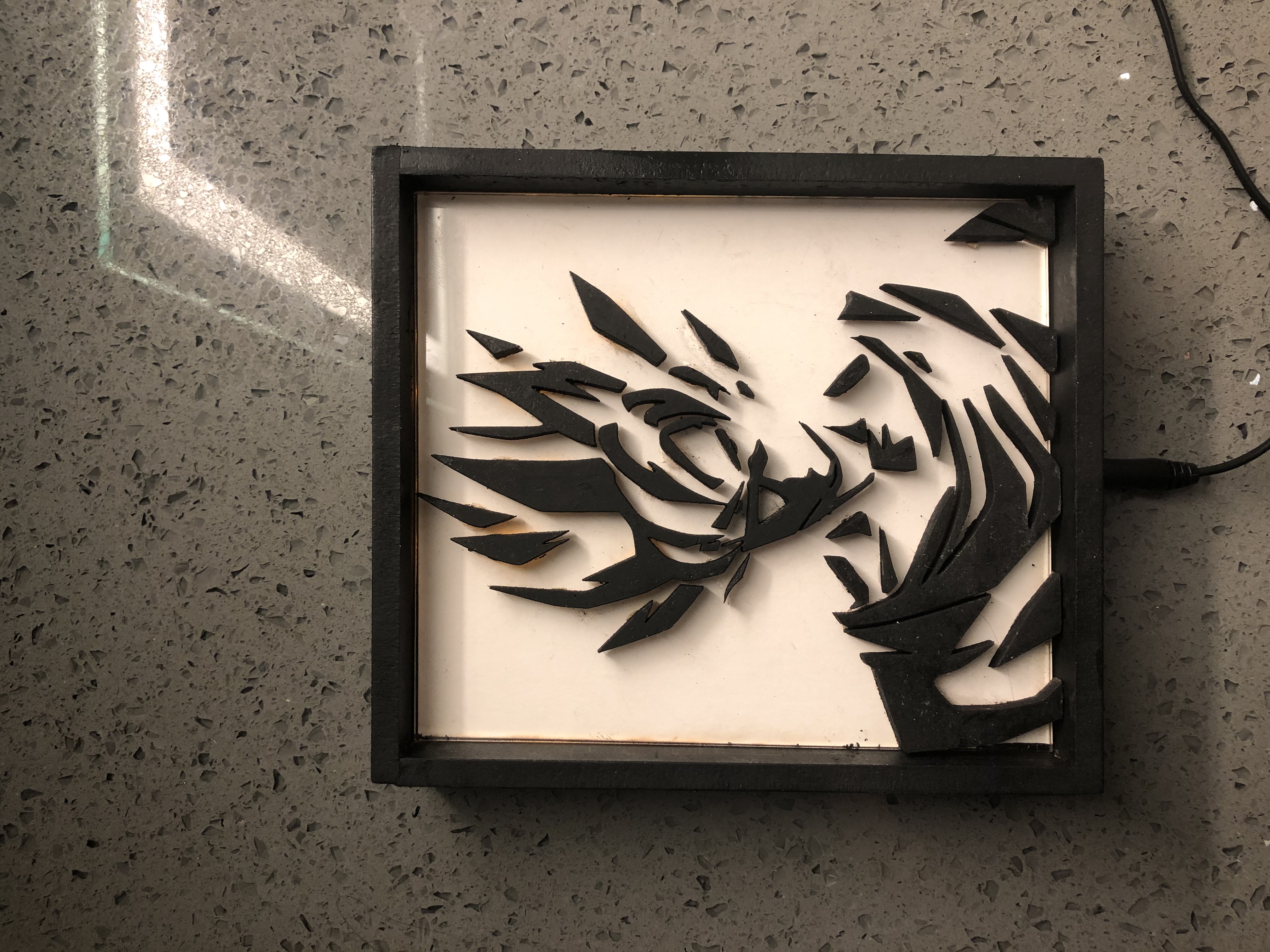 Gohan Shadow Box w/ LEDs
