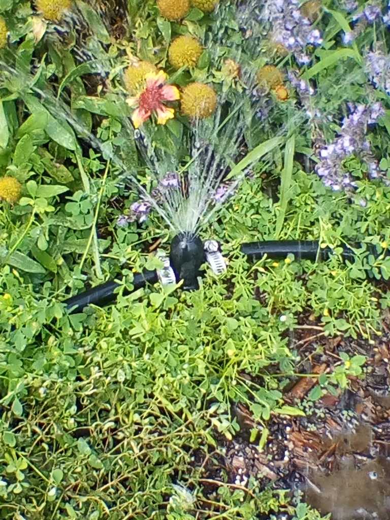 Inline Garden Sprinkler