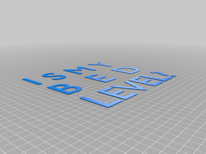 Is my bed level- Test print