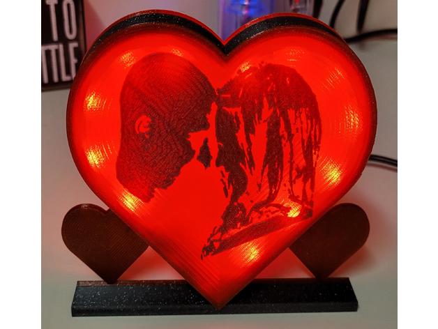 Heart Box With Lights