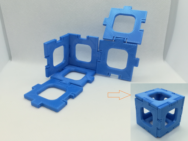 Cube Nets / Templates / Squares