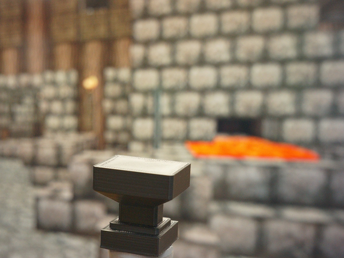 Minecraft anvil.