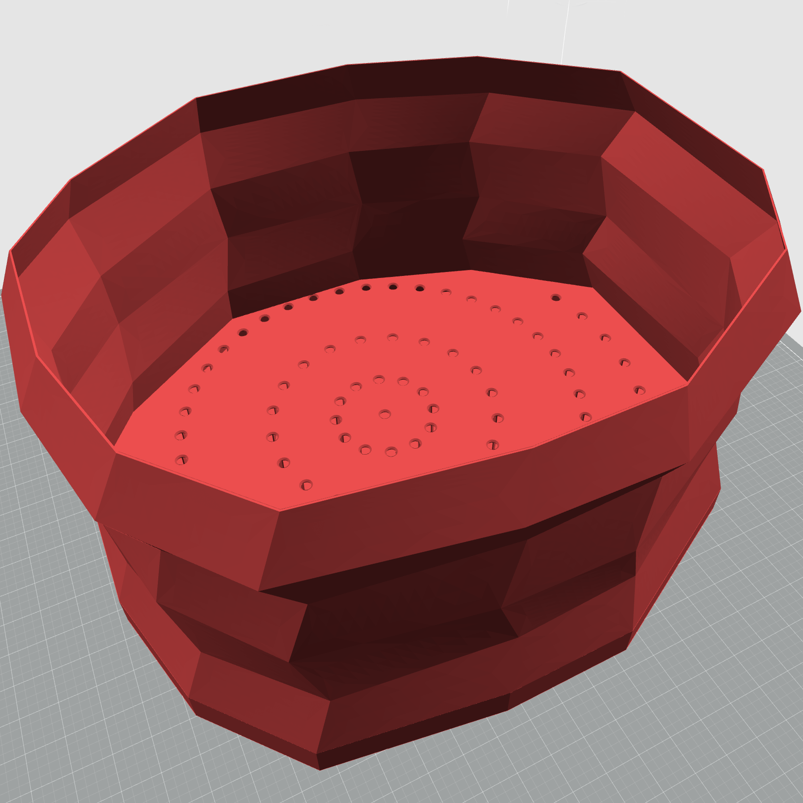 Plant pot with water reservoir