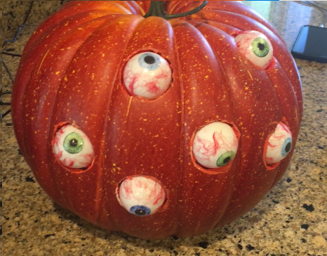 Arduino Scary Pumpkin eyes