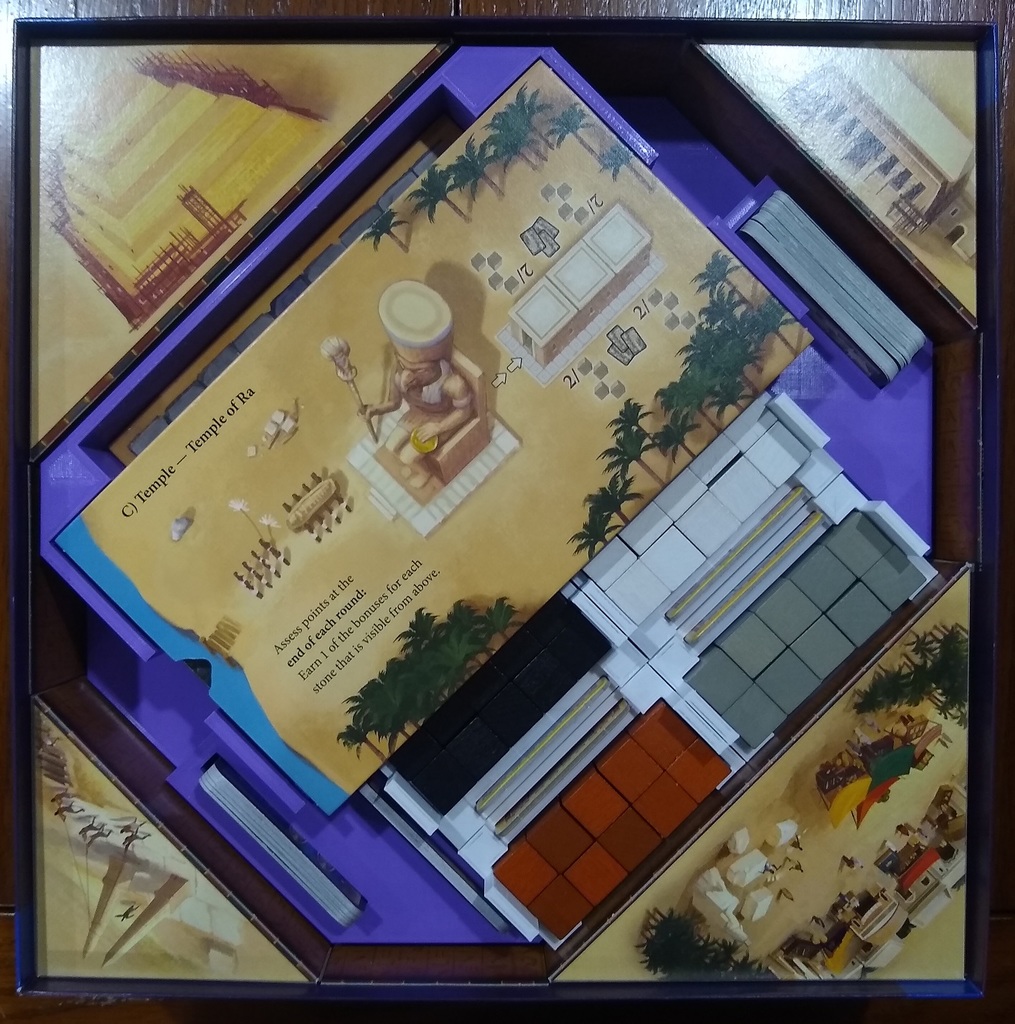 Imhotep (plus A New Dynasty Expansion) Board Game Insert
