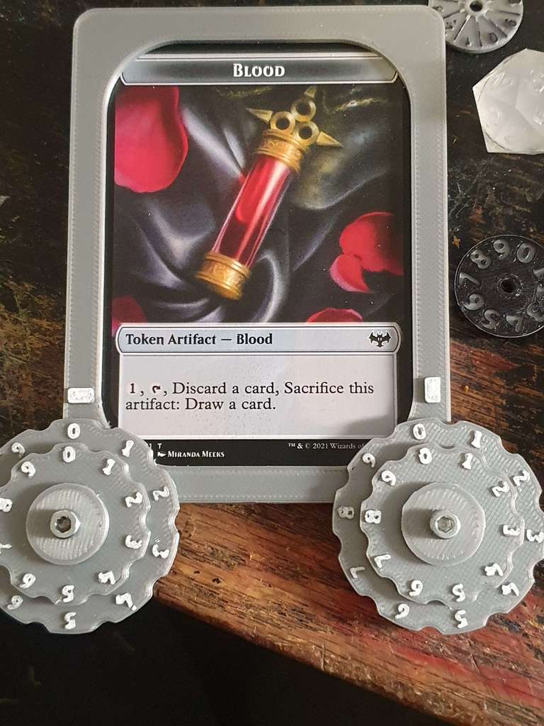 Magic the Gathering - Counter for Blood Tokens, Treasure Tokens, Clue Tokens etc