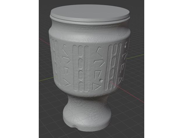 Morrowind Limeware Cup Vase