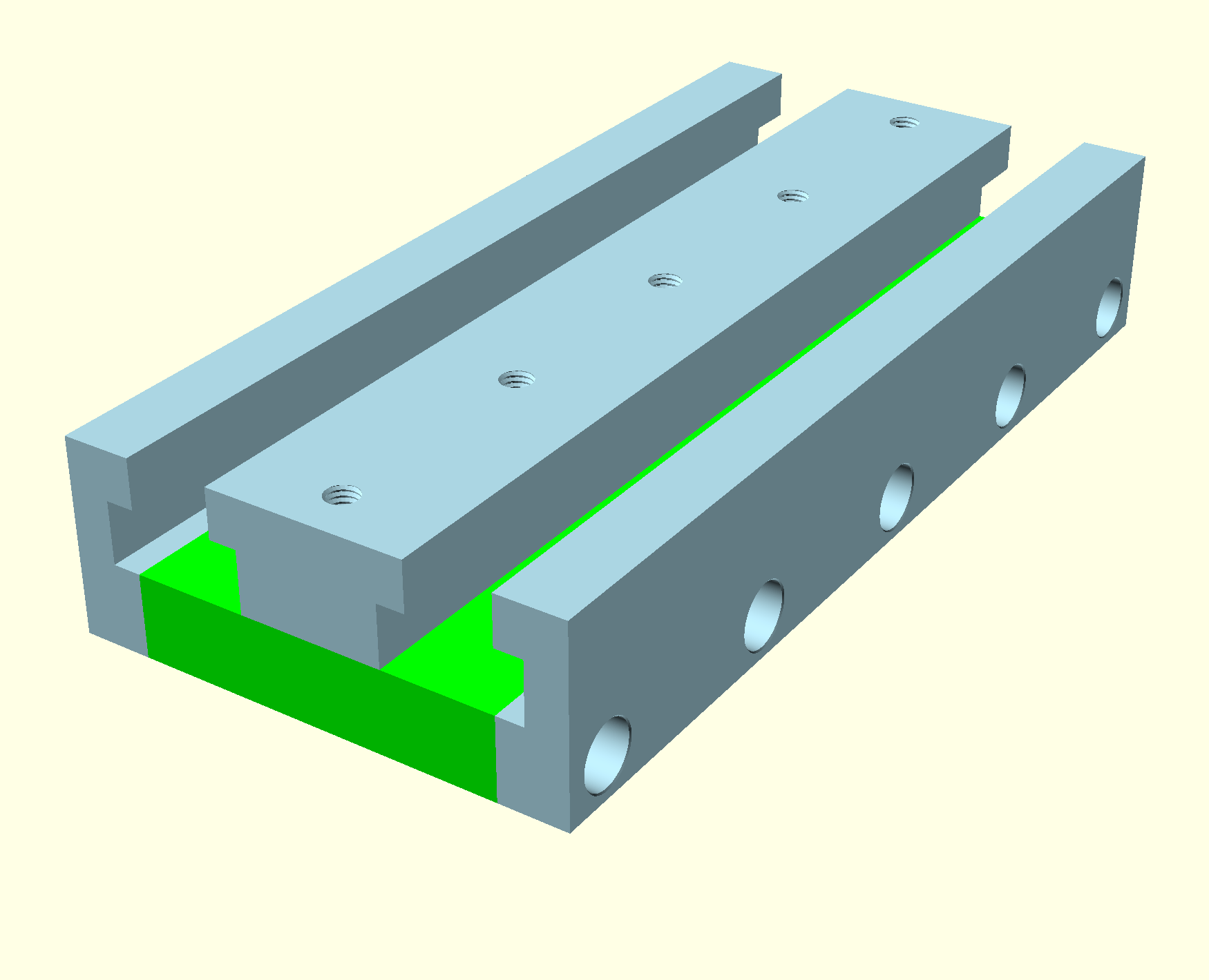 Parametric T-Slot Table