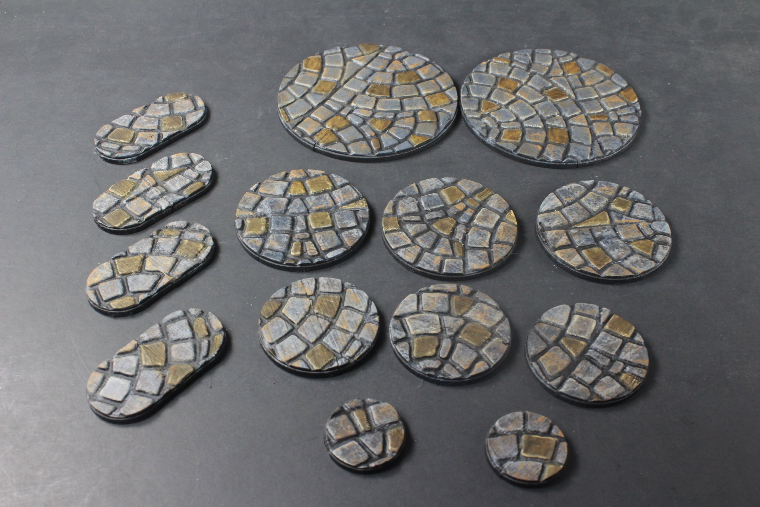 OpenForge Miniature Bases: Cobble (Round)