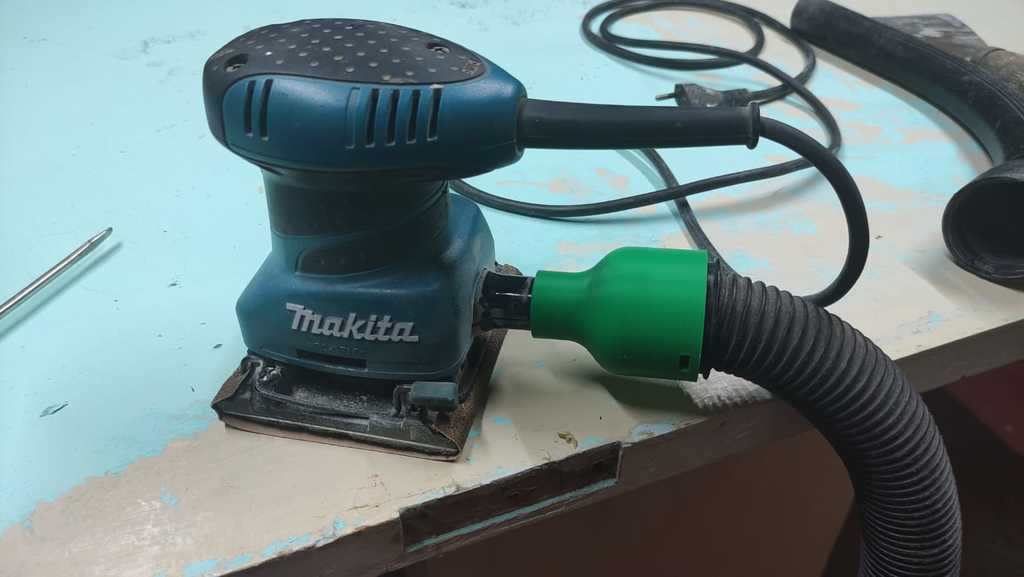 Makita sander vacuum cleaner adapter