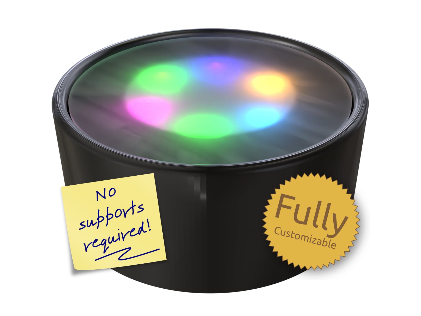 Arduino Nano NeoPixel Ring Base