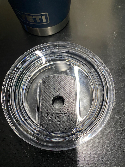 Yeti Rambler 30 oz straw lid for stronghold lid