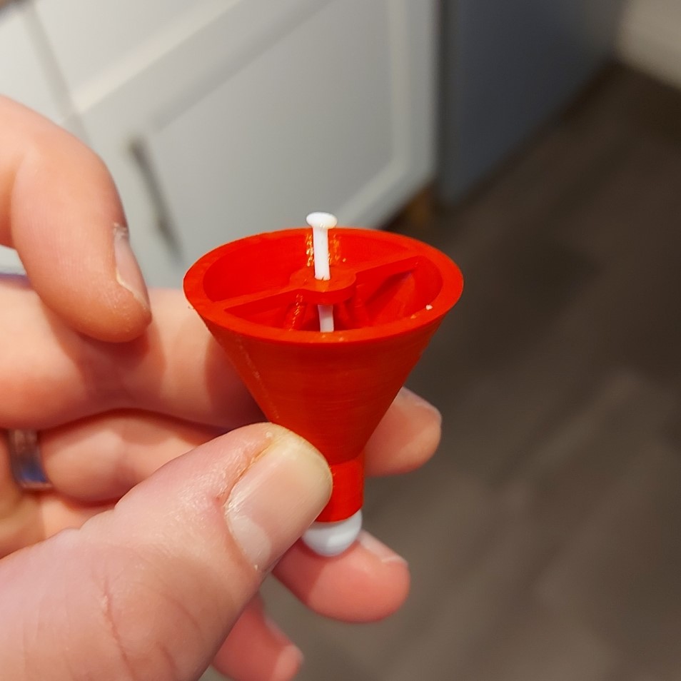 Hip-flask Funnel with Float