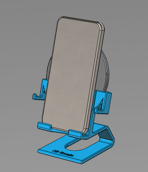 Wireless phone charger stand