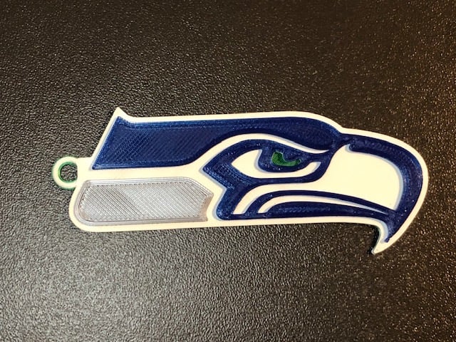Seahawks keychain multicolor