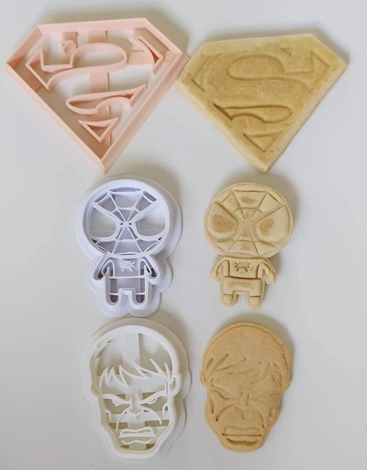 Cute Superhero cookie cutters and more