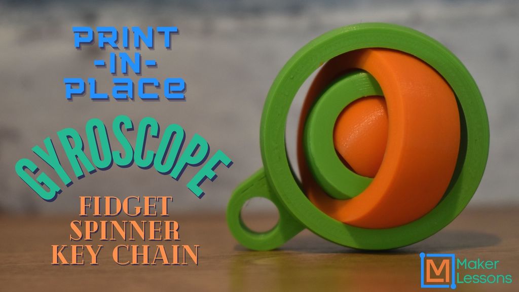 Gyroscope Fidget Spinner Key Chain