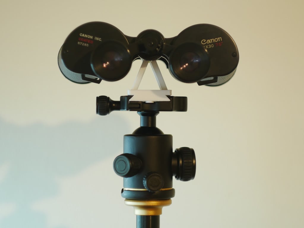 Canon 8x30 vintage binocular adapter plate for tripod headball