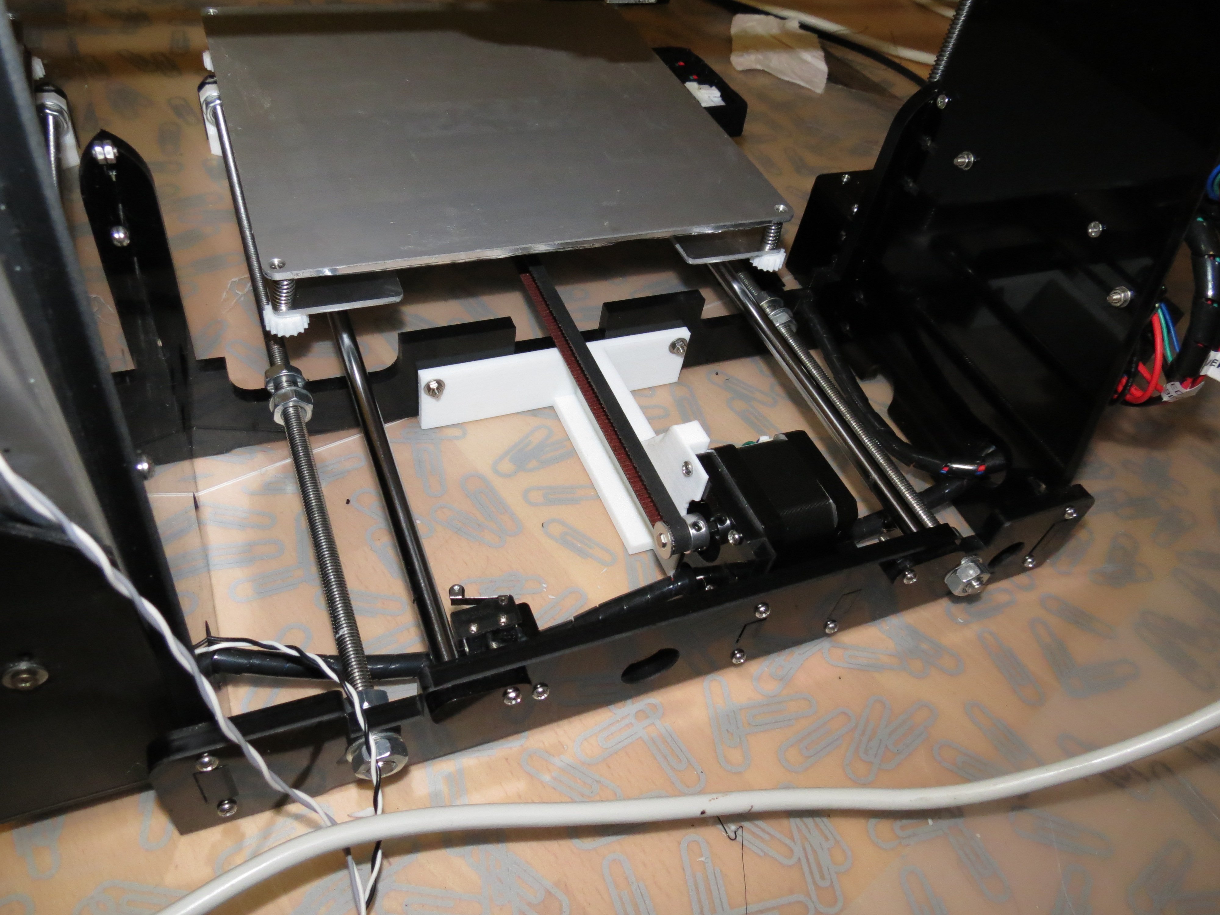 Anet A8 frame brace y-axis back
