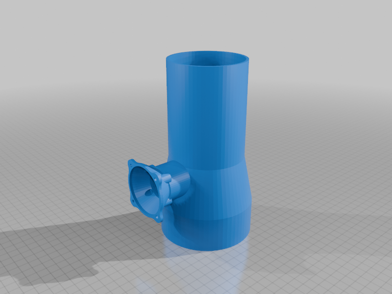 4in Fog Chiller Induced Fan Duct