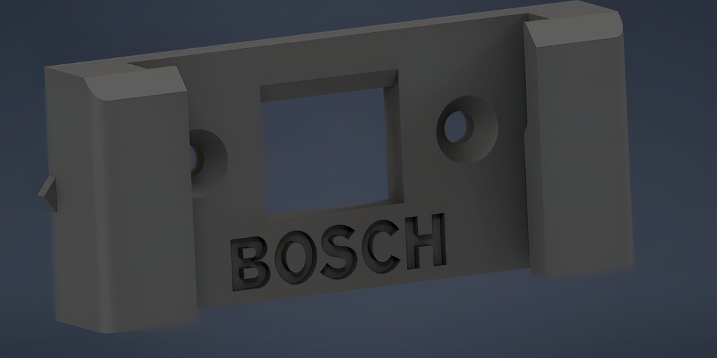 Bosch 18V battery mount with logo
