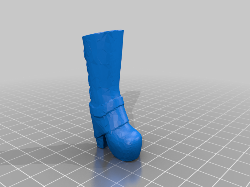 Barbie Heeled Glam Boots recessed for standard filament