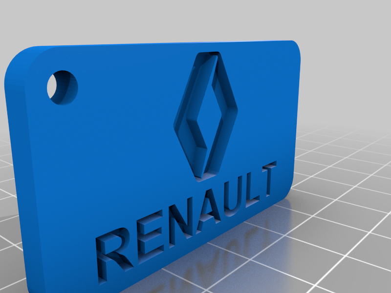 Renault logo key chain 