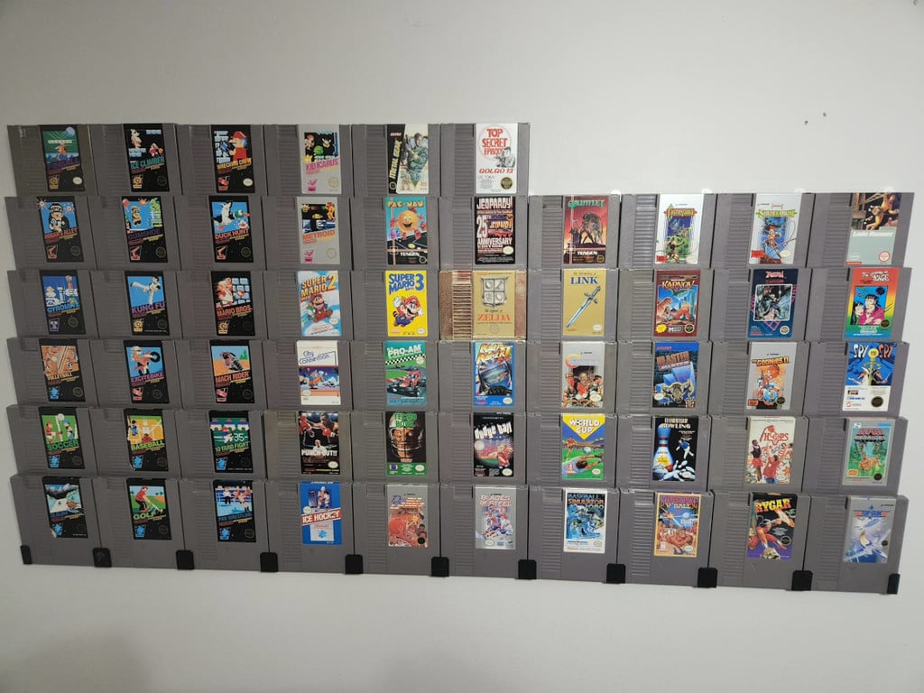 NES Cartridge Wall Hangers