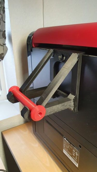 Filament holder with low pull resistance for XYZ da Vinci Pro 3-in-1