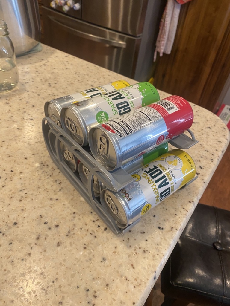 8.5 ounce mini can dispenser (red bull size roughly)